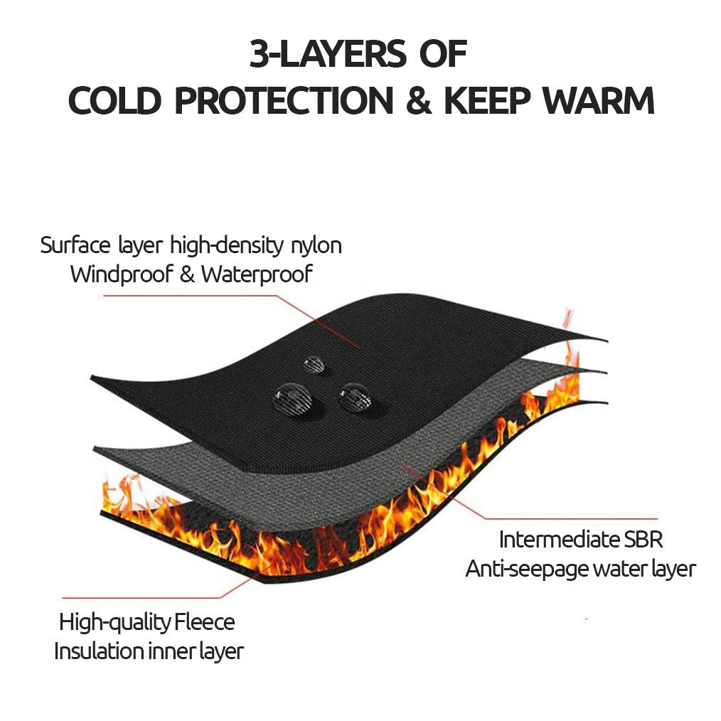 Gants thermiques réchauffement des gants de ski à vélo pour hommes et femmes 2
