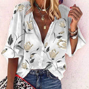 MADELINE | Lightweight blouse with floral print