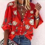 MADELINE | Lightweight blouse with floral print