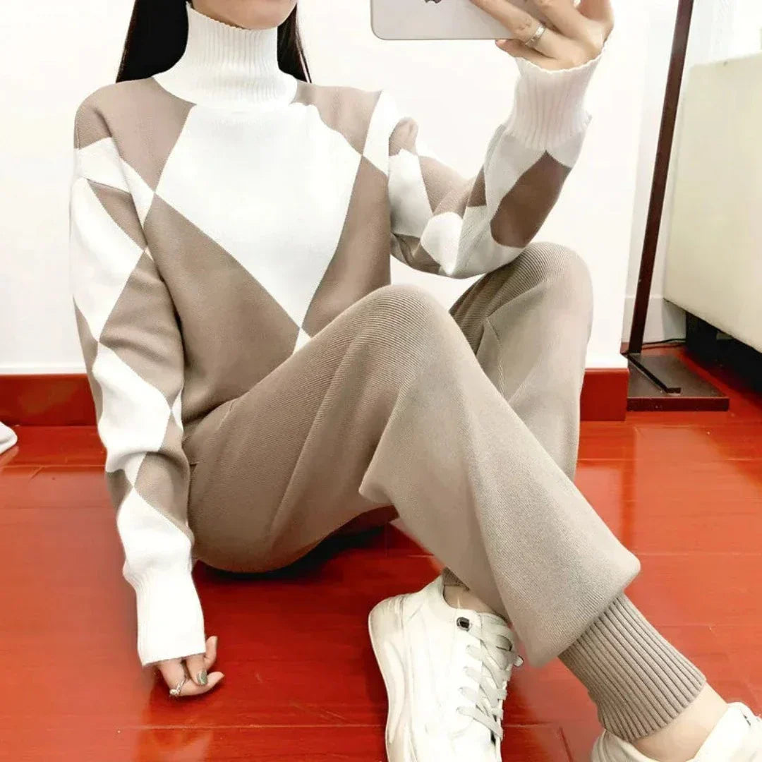 MAVILDE | Soft Luxury Sweatshirt Set with Long Pants