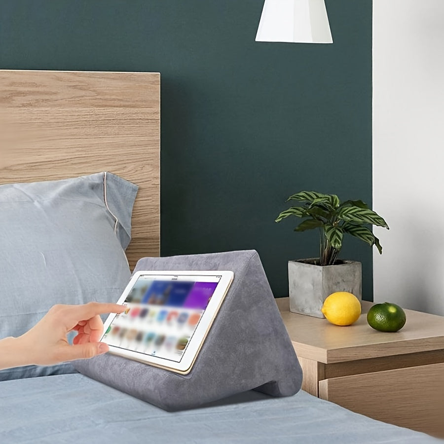 Gestionnaire de tablette réglable avec conception de tissu doux pour iPad et tablettes - parfait pour la lecture et le tournage 0