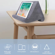 Gestionnaire de tablette réglable avec conception de tissu doux pour iPad et tablettes - parfait pour la lecture et le tournage 4