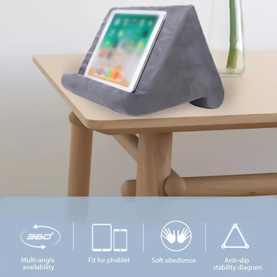 Gestionnaire de tablette réglable avec conception de tissu doux pour iPad et tablettes - parfait pour la lecture et le tournage 4