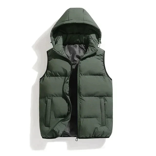 Gilet à capuche pour homme | Matelassé 0