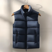 Gilet chaud sans manches pour homme | Fermeture éclair 1