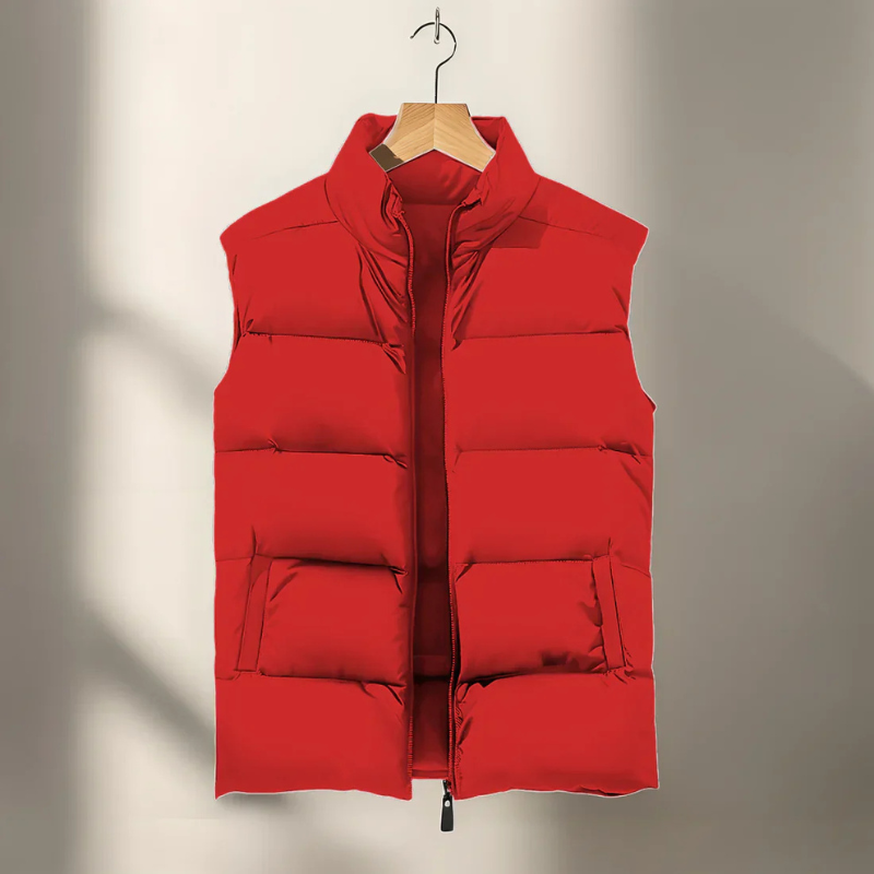 Gilet chaud sans manches pour homme | Fermeture éclair 2