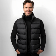 Gilet chaud sans manches pour homme | Fermeture éclair 3
