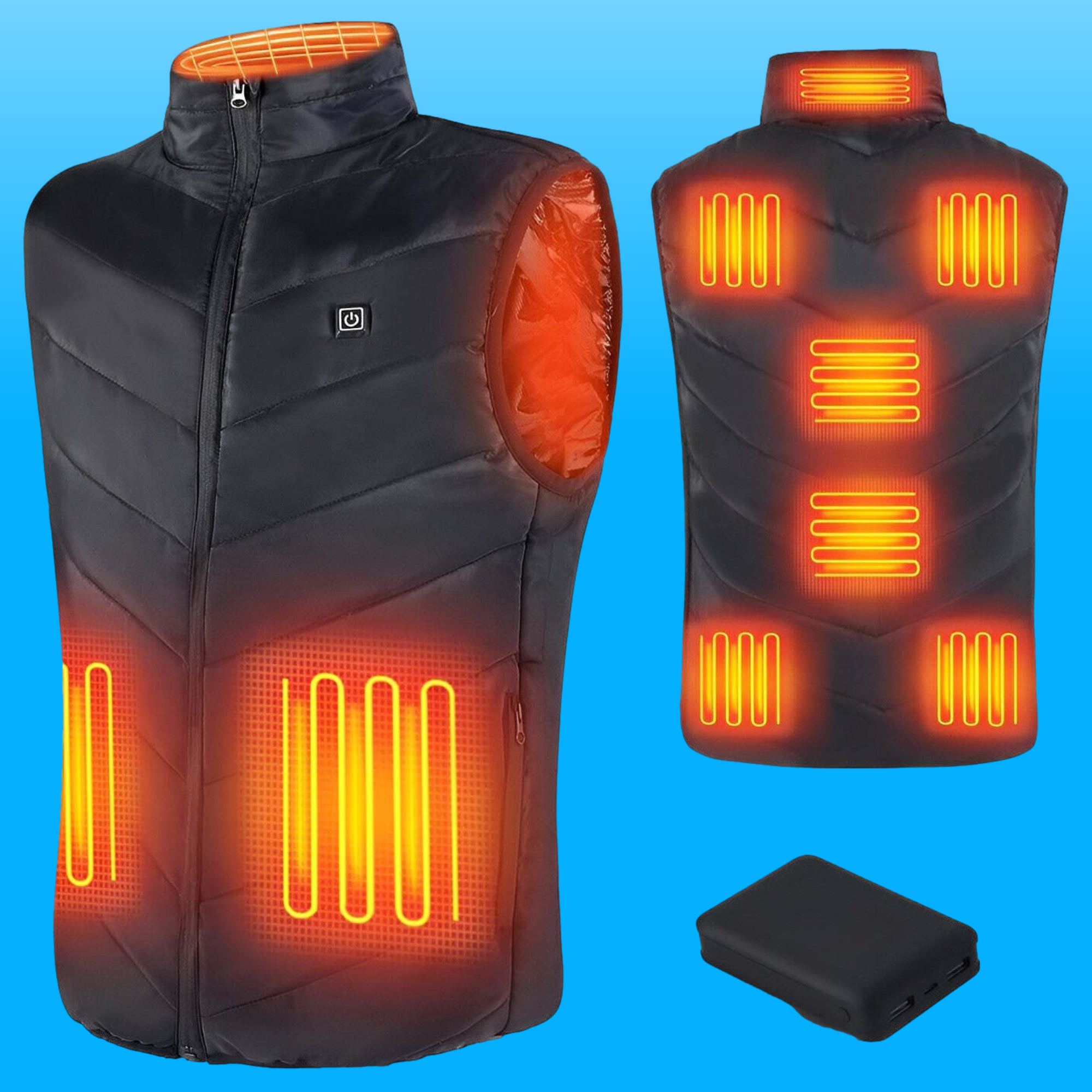 Gilet chauffé unisexe 0