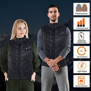 Gilet chauffé unisexe 3