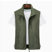 Gilet d'extérieur sans manches pour homme | Fermeture éclair 1