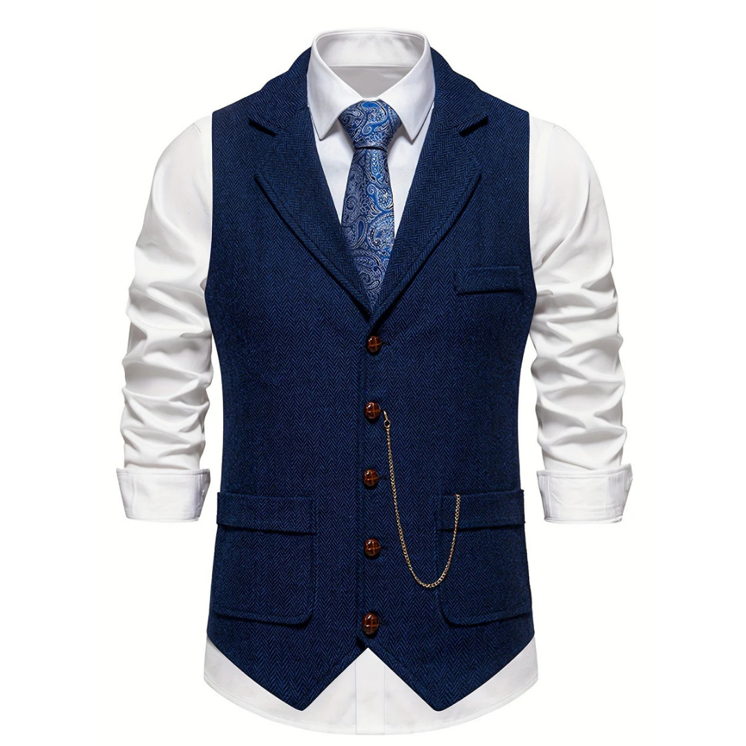 Gilet sans manches classique pour homme | Vintage 1