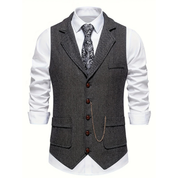 Gilet sans manches classique pour homme | Vintage 3