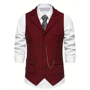 Gilet sans manches classique pour homme | Vintage 4