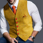 Gilet vintage classique pour homme | Col à revers 2