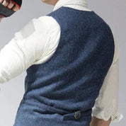 Gilet vintage sans manches pour homme | Patte de boutonnage 3