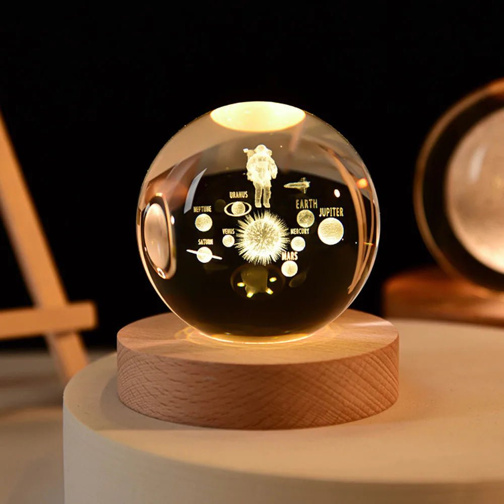 Globe cristallin du système solaire 5