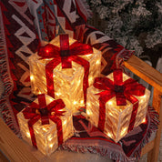 GlowBox – Coffret cadeau LED 3 pièces pour décoration de Noël 0