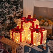 GlowBox – Coffret cadeau LED 3 pièces pour décoration de Noël 1