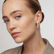 Grandes boucles d'oreilles créoles dorées – Bijoux élégants pour toutes les occasions, haute qualité, style classique 3
