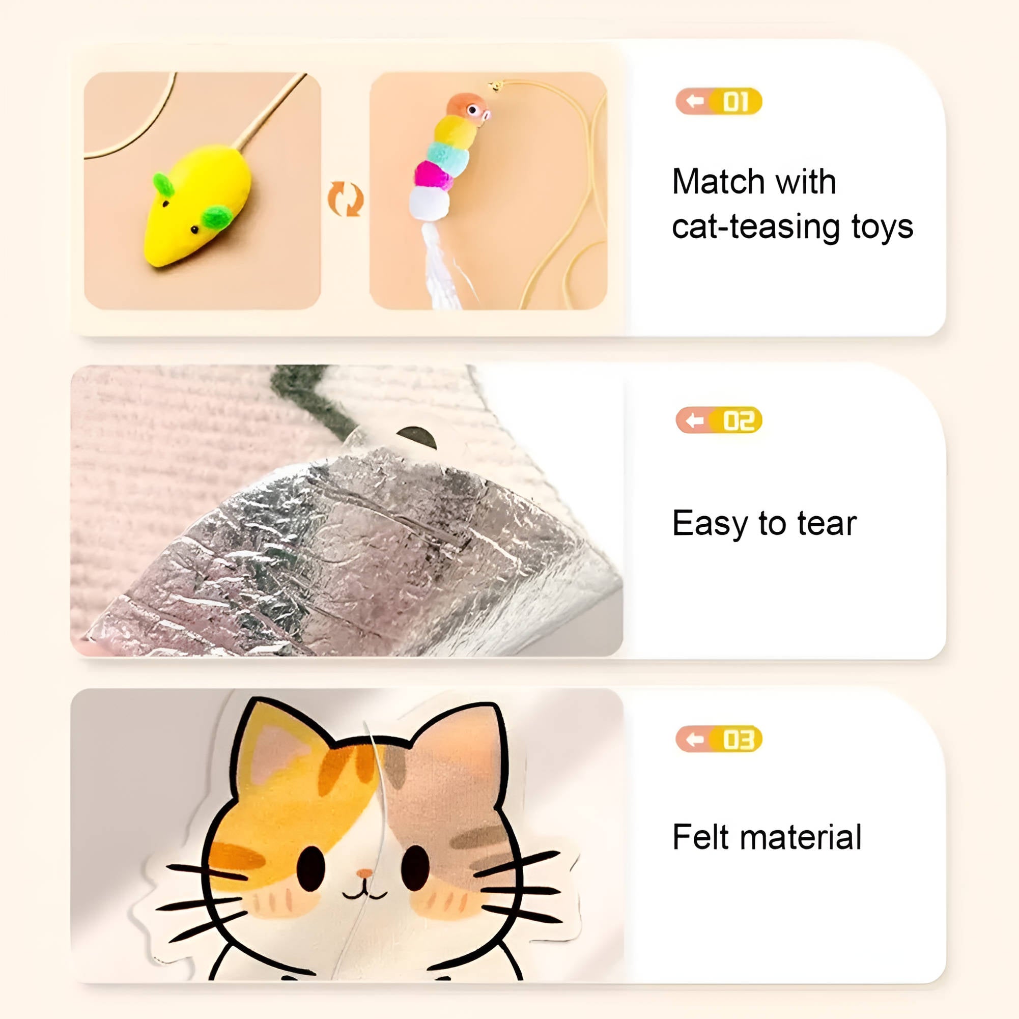 Griffoir mural pour chat 5