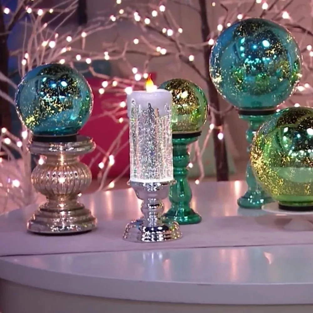 Guirlande lumineuse de Noël LED rechargeable avec paillettes 5