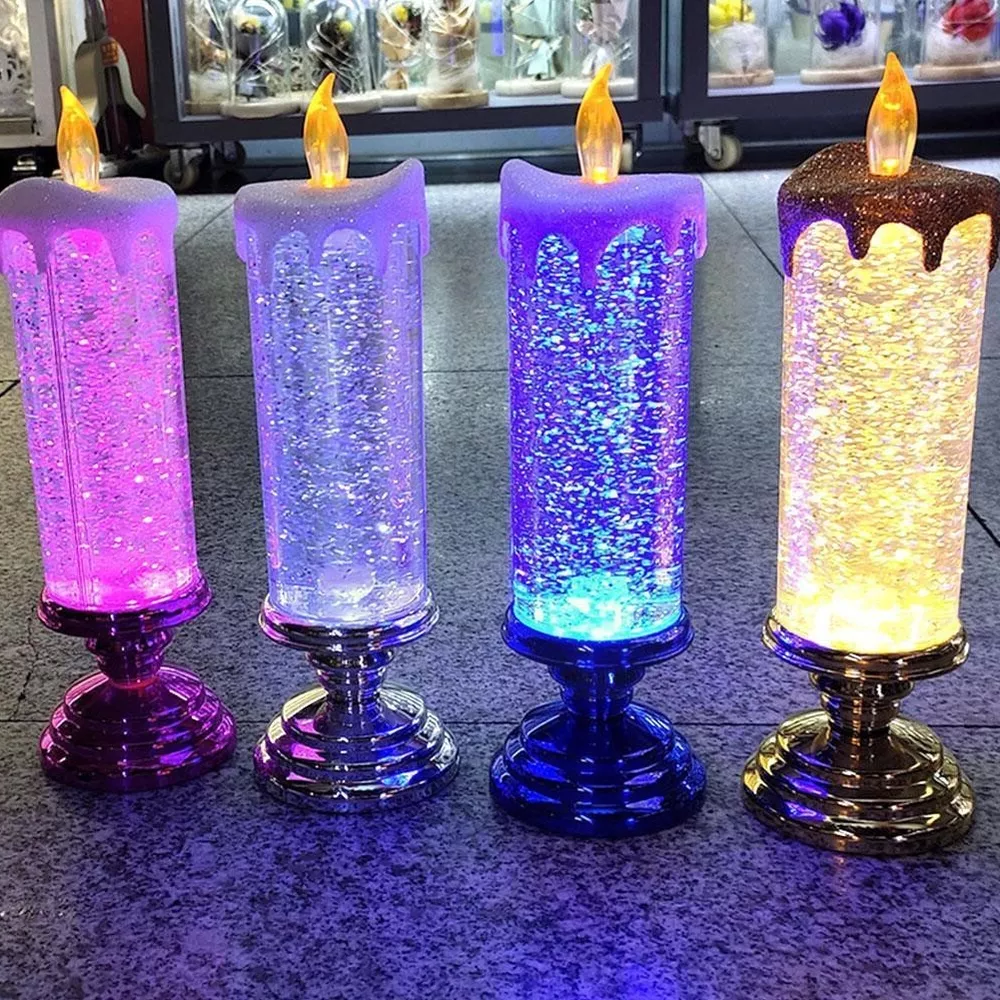 Guirlande lumineuse de Noël LED rechargeable avec paillettes 6
