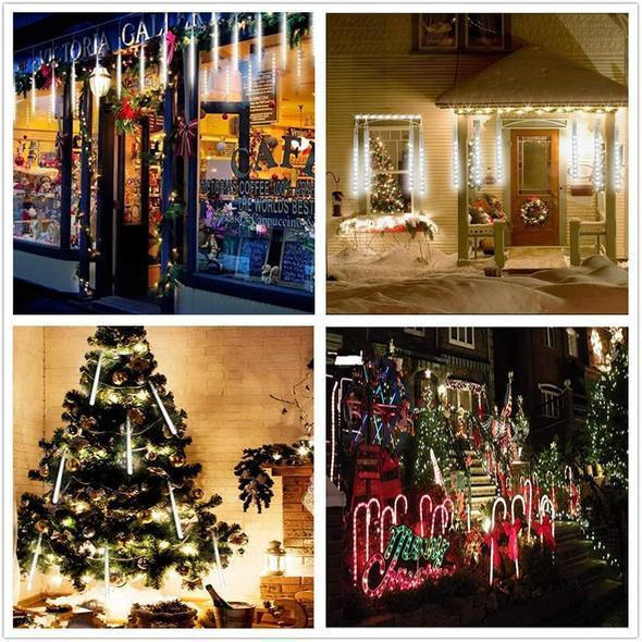 Guirlande lumineuse effet neige (lot de 8) 8