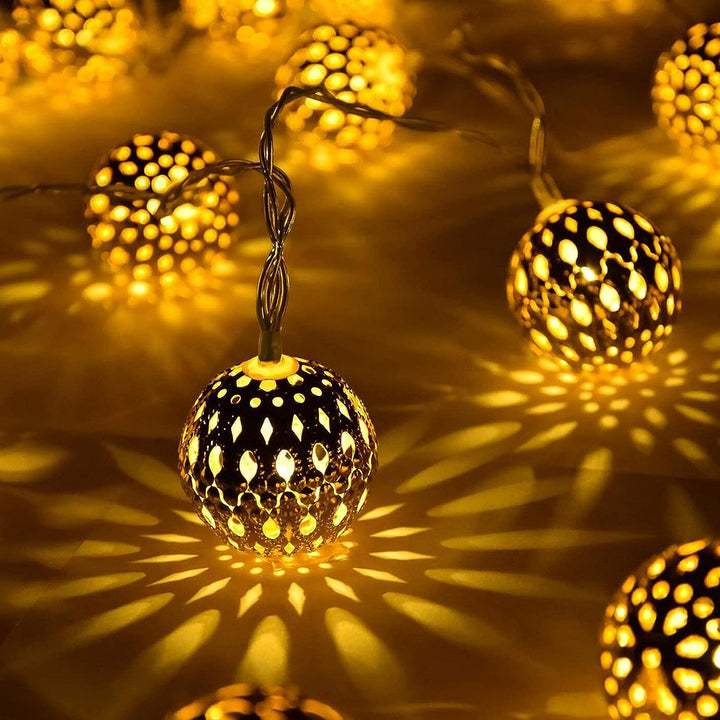 Guirlande lumineuse solaire étanche de style marocain - SunGlow Strings 0