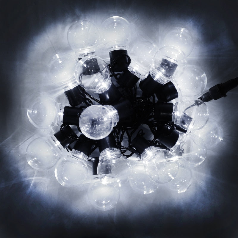 Guirlandes lumineuses LED colorées en forme d'ampoule 6