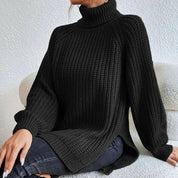 Ellaine | Pull à col roulé doux pour femmes en coton