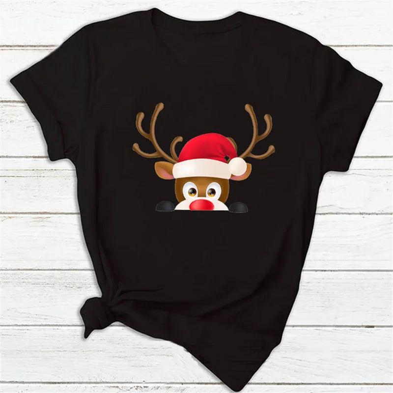 Samantha | T-skjorte med festlige julemotiver