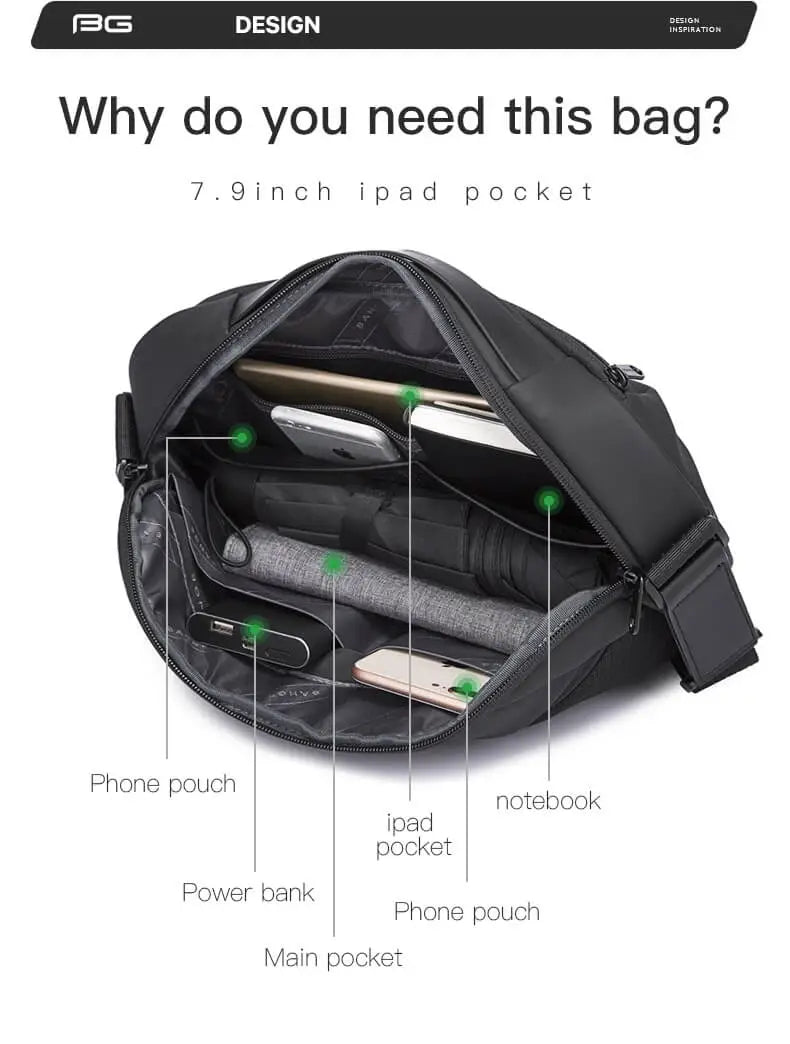 Maddison | Anti-theft shoulder bag with USB charging port