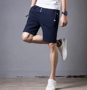 Shorts for menn med elastisk midje EZRA