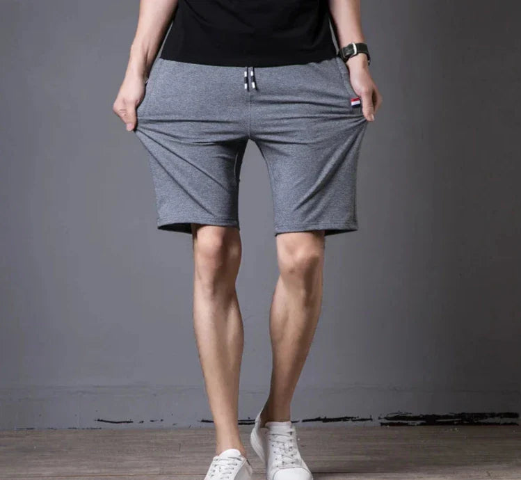 Shorts for menn med elastisk midje EZRA