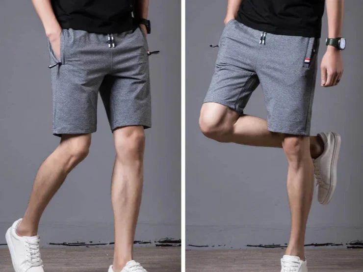 Shorts for menn med elastisk midje EZRA