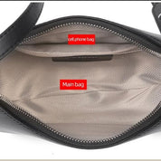 Transform your look with the chic Madison European leather shoulder bag