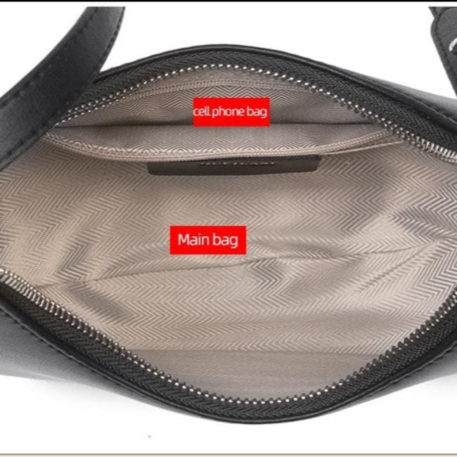 Transform your look with the chic Madison European leather shoulder bag