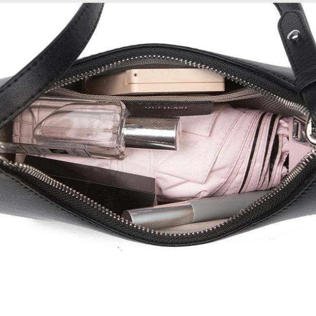 Transform your look with the chic Madison European leather shoulder bag