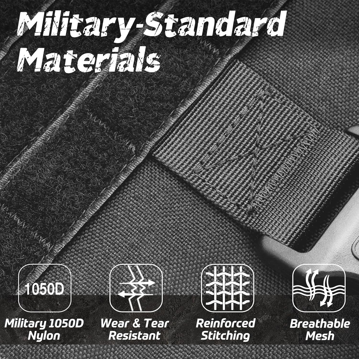 Harnais tactique anti-traction pour chien 1