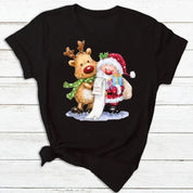 Samantha | T-skjorte med festlige julemotiver