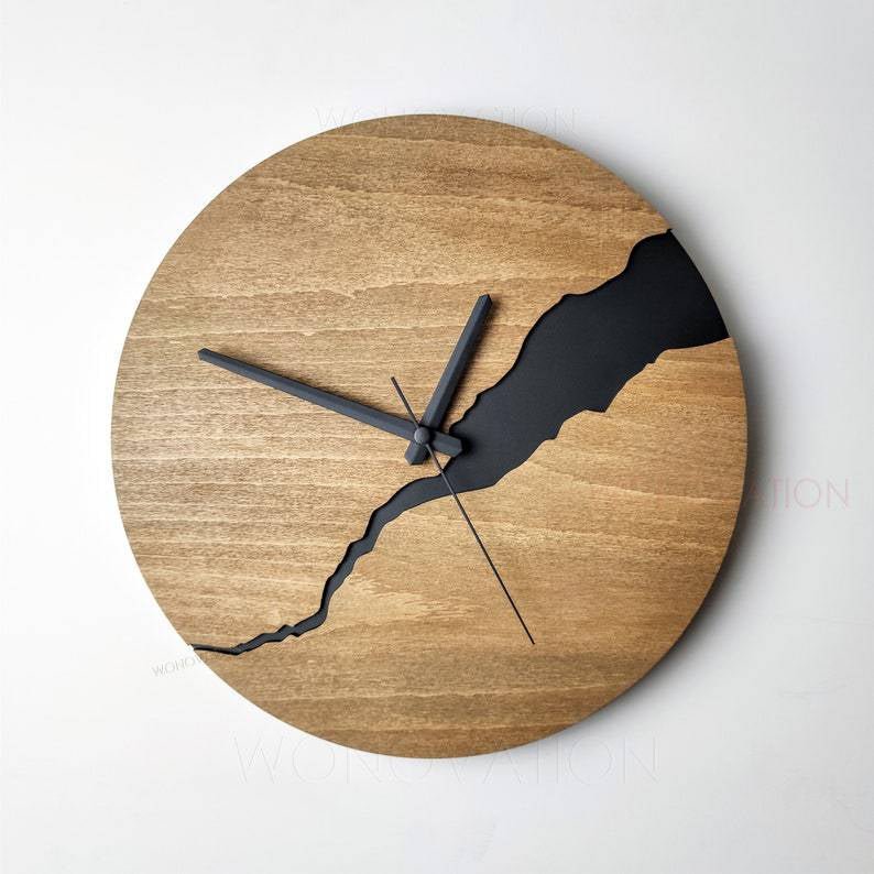 Horloge murale de luxe en bois – Nuvoro 4