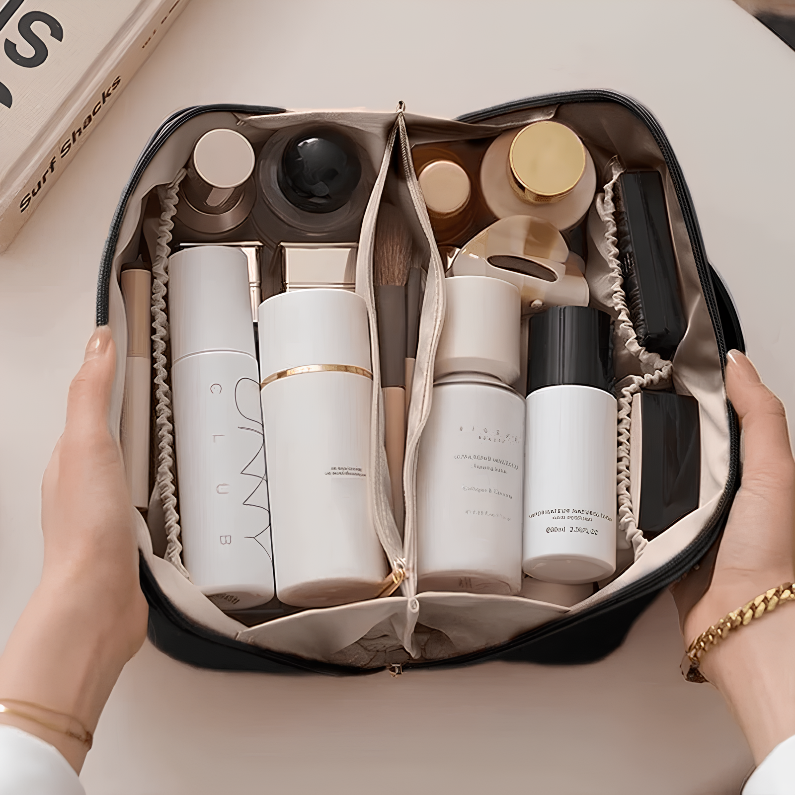 Livia | Chic and Elegant Cosmetic Travel Pouch
