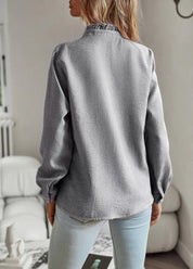 VIOLA | Elegant Long-Sleeve Blouse for Women
