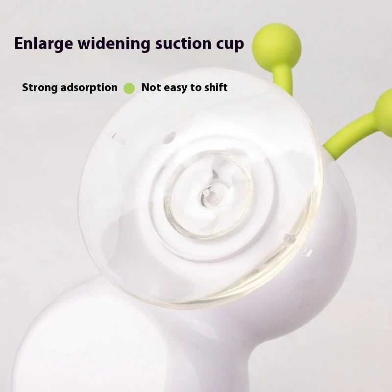 Jouet interactif pour chat en forme de tige à ver avec rétraction automatique 2