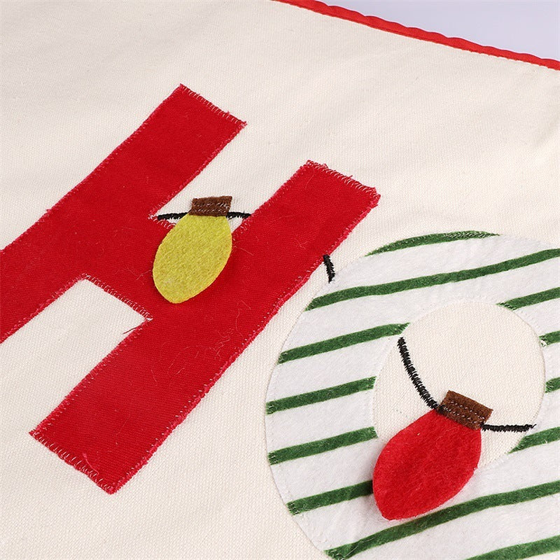 Jupe de sapin de Noël avec lettres créatives - Décorations pour la maison 2