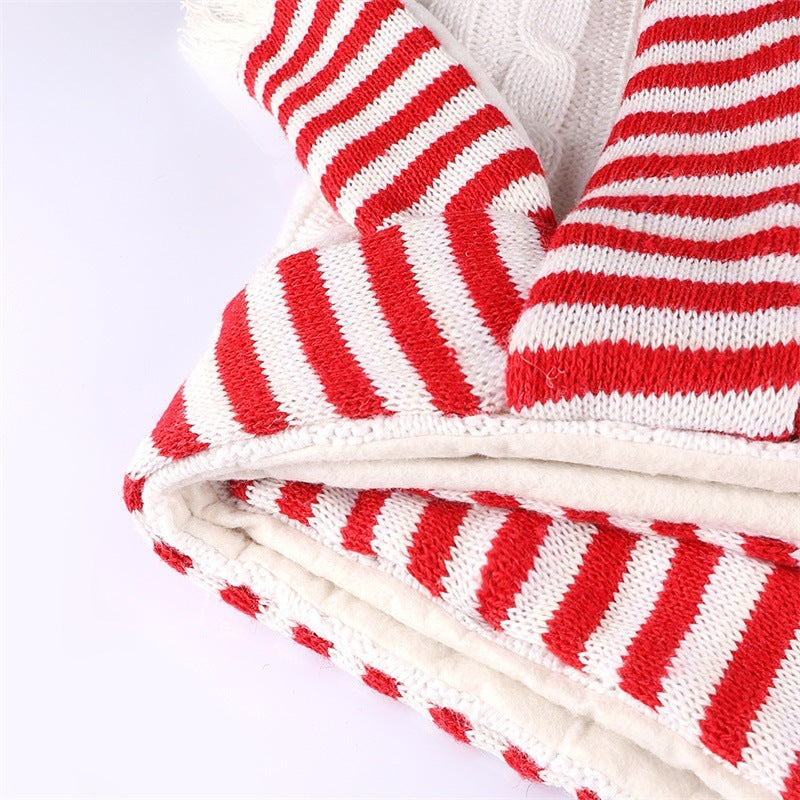 Jupe de sapin de Noël blanche avec haut 4