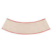 Jupe de sapin de Noël en bois pliable avec motif de cerf 4