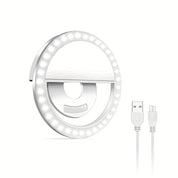 LED RING SELTIE LED avec batterie rechargeable - Lumière de cercle parfaite pour la marque et la photographie, compatible avec les téléphones et les ordinateurs 0