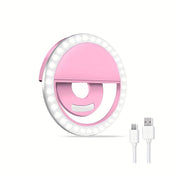 LED RING SELTIE LED avec batterie rechargeable - Lumière de cercle parfaite pour la marque et la photographie, compatible avec les téléphones et les ordinateurs 6