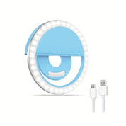 LED RING SELTIE LED avec batterie rechargeable - Lumière de cercle parfaite pour la marque et la photographie, compatible avec les téléphones et les ordinateurs 7